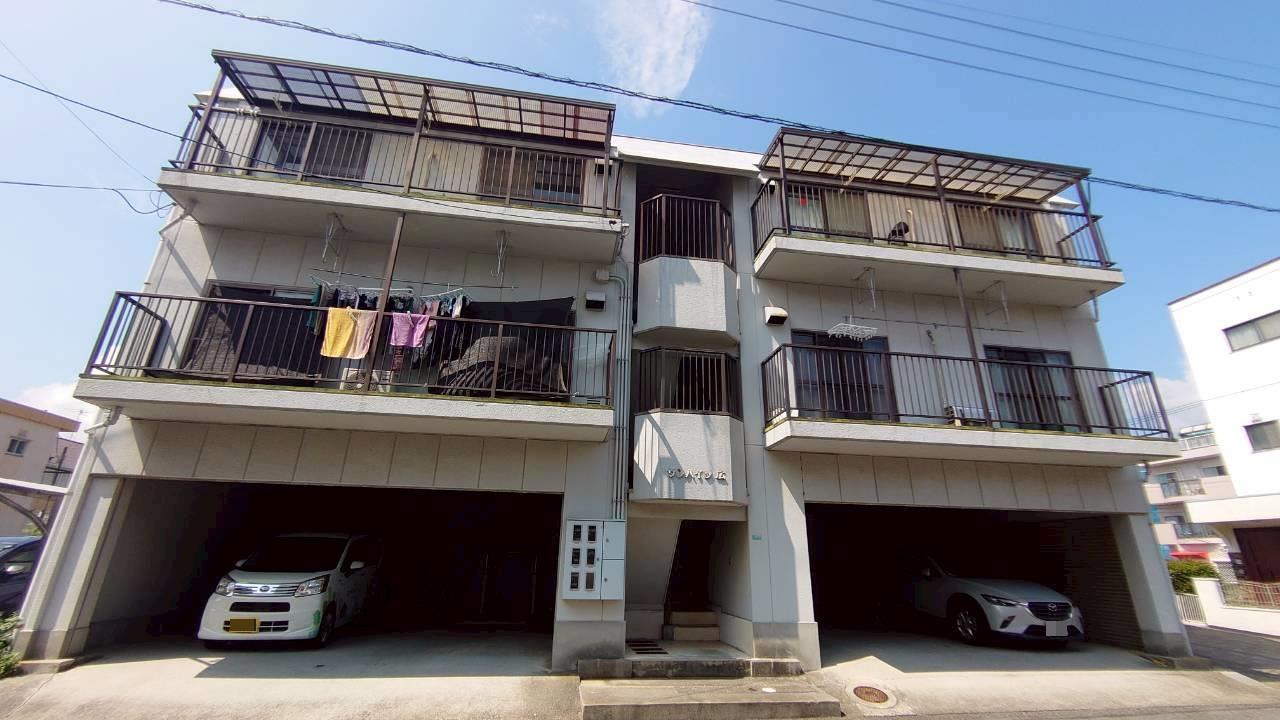 建物外観　1986年築　サンハイツ広