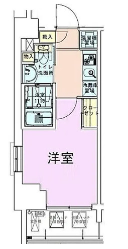 門前仲町レジデンス参番館の間取り写真