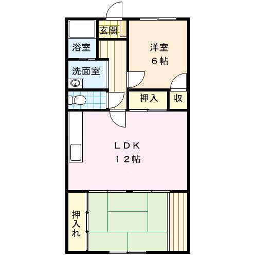 第２コーポ吉田の間取り