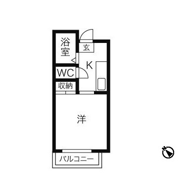 名古屋市昭和区安田通のマンションの間取り