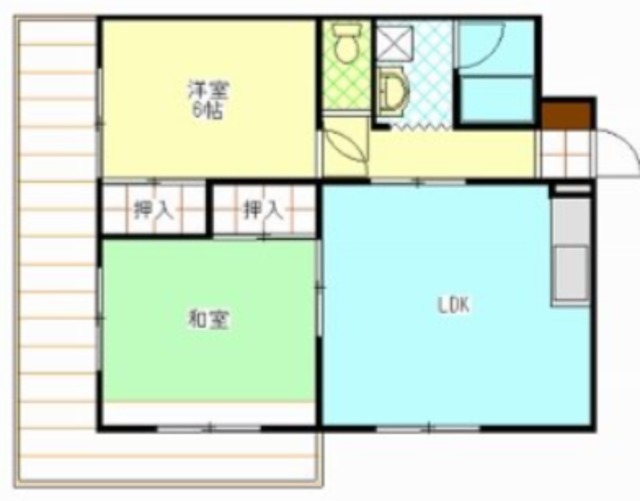 富士市蓼原のマンションの間取り