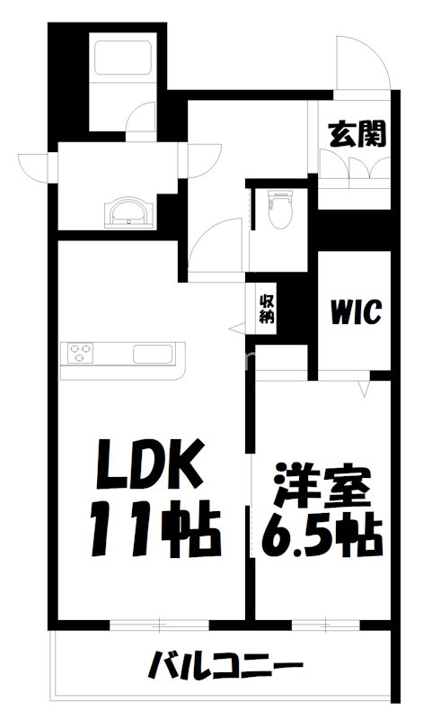 (仮称)シャーメゾン西七条の間取り