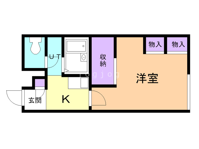 レオパレスアリエスの間取り