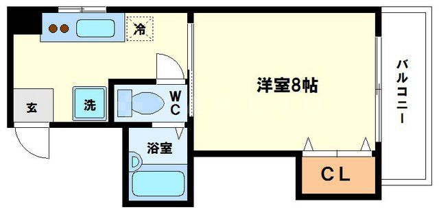 アロハ新大阪の間取り