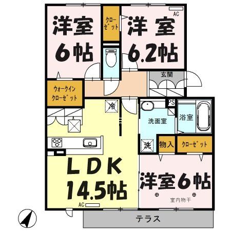 ロイジェントパークス　レイクタウン　２　Ｉの間取り