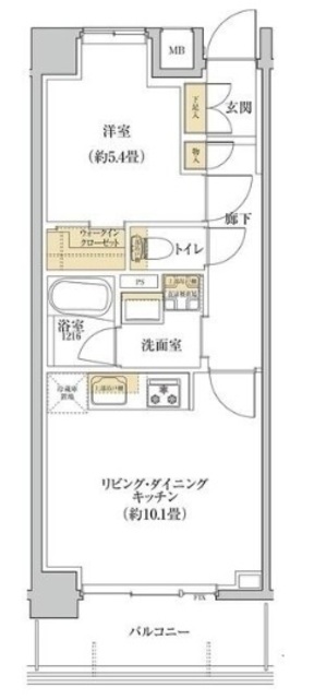 KNOCKS 弥生台 桜テラスの間取り