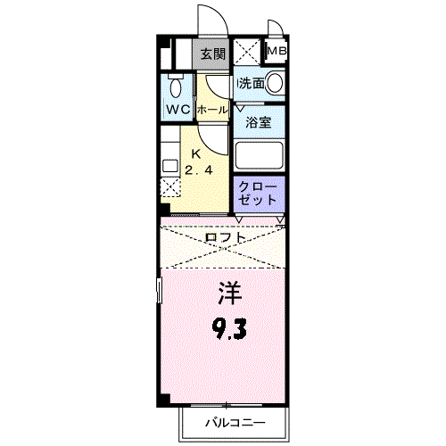 ジュネス貴船の間取り