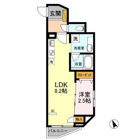 セントオハナ立川の間取り