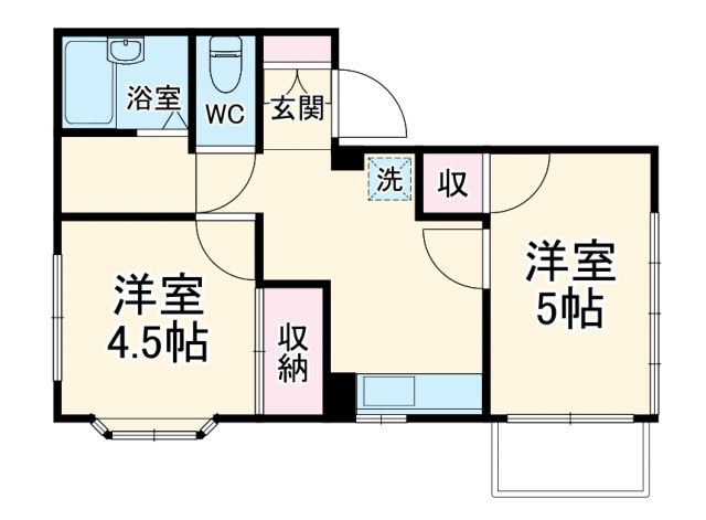 幸手市中のマンションの間取り