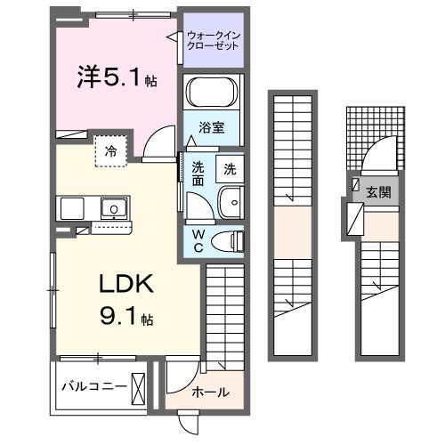 ミロワール・Ｓの間取り