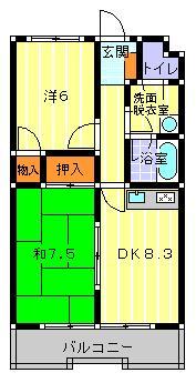 ベ.ハーゲンハイム城東の間取り