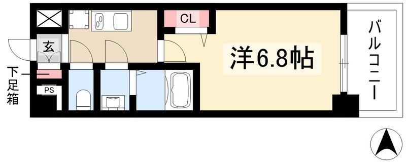 SOLメイクス浄心天神山の間取り