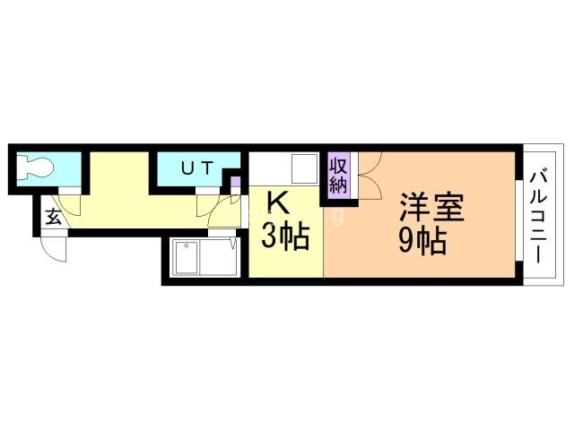 クラリス菊水IIIの間取り