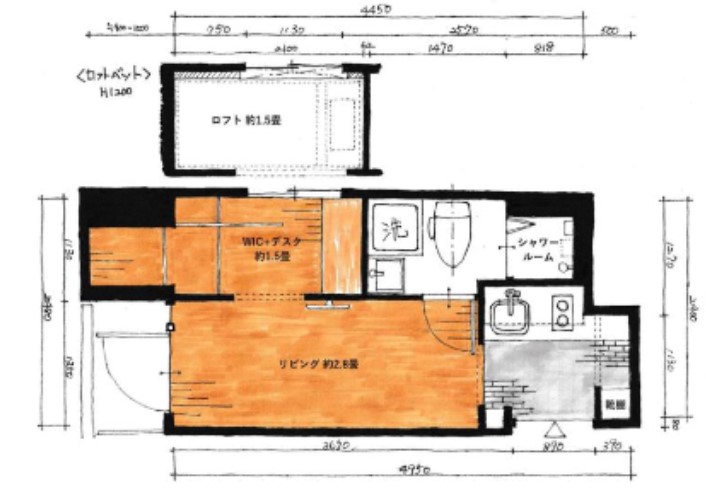 宮本マンション２の間取り