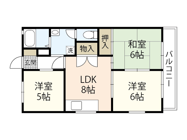 ソフィアコート古江西町の間取り