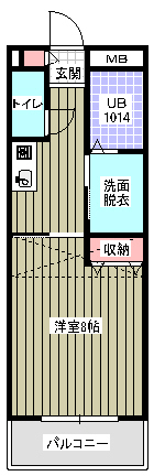 レアールアクアの間取り