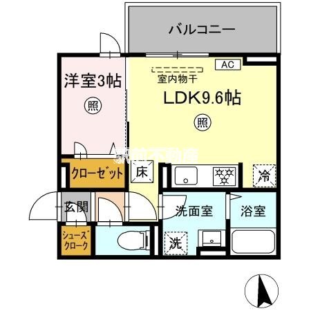 Ｄ－ＲＯＯＭ柳川駅前の間取り