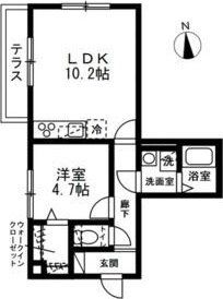 仮称)坂戸市中富町PJII棟の間取り