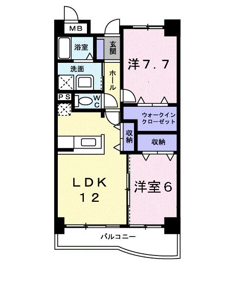 セントラルヴィレッジの間取り