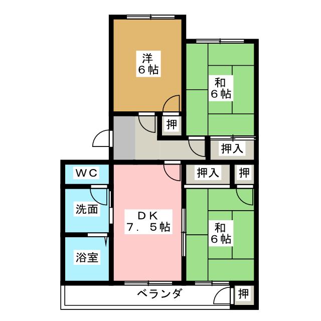 ロイヤル伊東の間取り