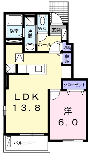 シェモアＡの間取り