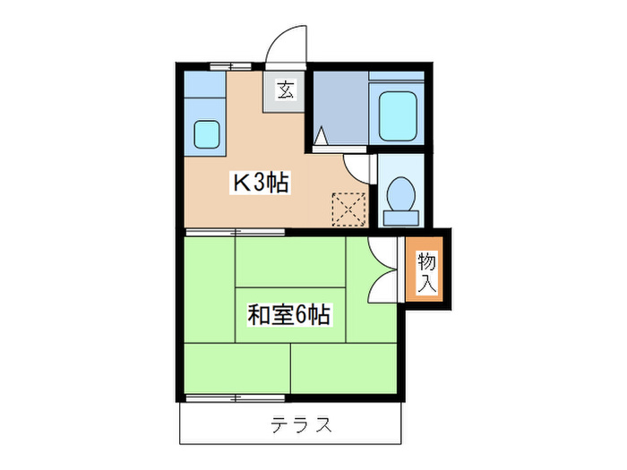 藤井コーポの間取り