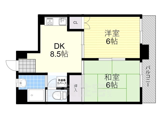 メゾン茨木の間取り