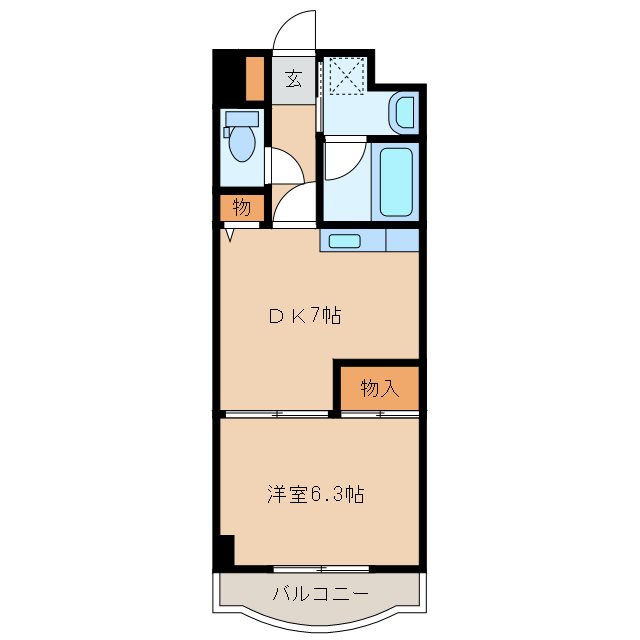 センチュリー時計台IIIの間取り