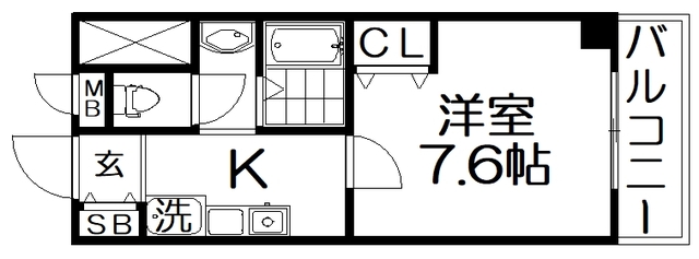 エルマーノヒル枚方の間取り