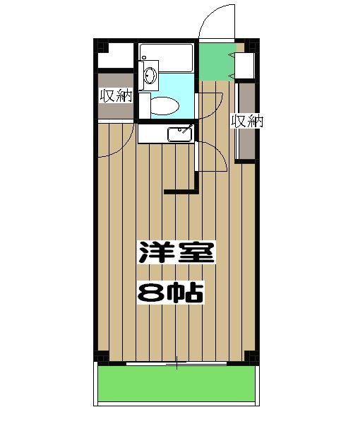 京都市西京区大枝塚原町のマンションの間取り