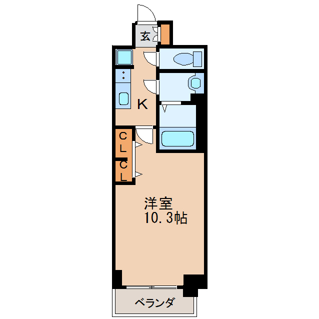 プレサンス丸の内リラティの間取り