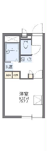 レオパレスｃｕｂｏの間取り