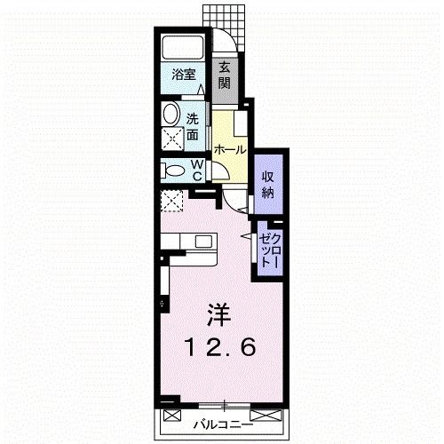 東かがわ市川東のアパートの間取り