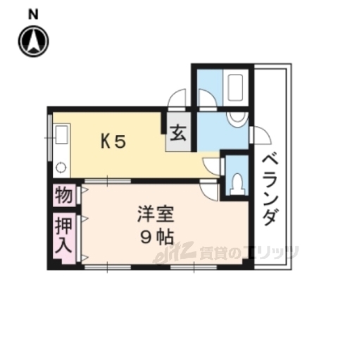 第二吉与門ハイツの間取り