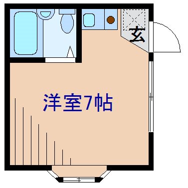 横浜市港北区富士塚のアパートの間取り