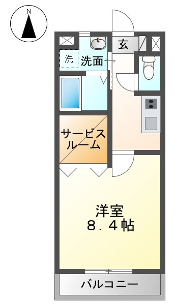 シャルリラの間取り