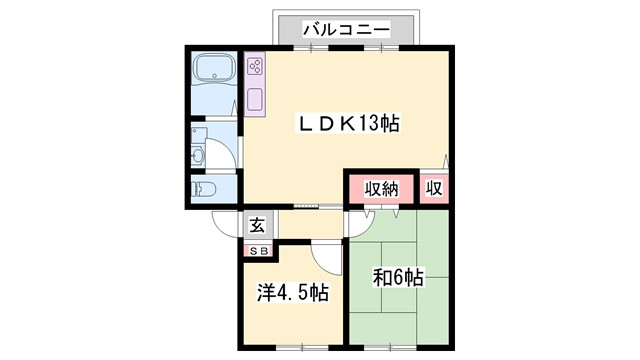 カサベルデ南山Iの間取り