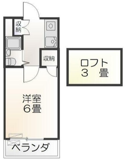 タウンコート新田の間取り