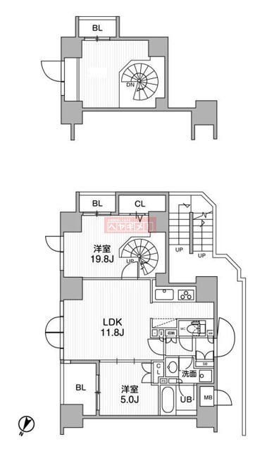 東神田テラスレジデンスの間取り