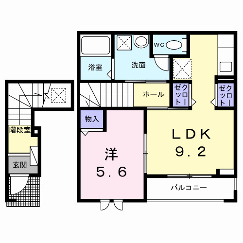 磯城郡田原本町大字千代のアパートの間取り