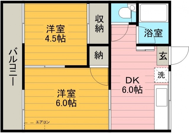 みずほ台ハイツの間取り