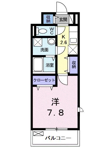 ラフレシール　新所沢の間取り