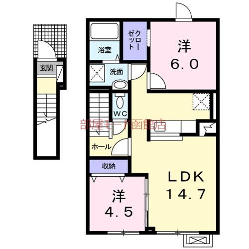 メゾンＫＴ１３号館の間取り