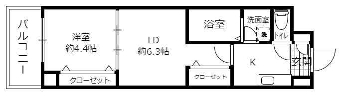 ラパン　すみよしの間取り