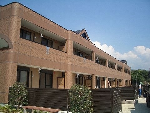 【糟屋郡須惠町大字植木のアパートのバルコニー】