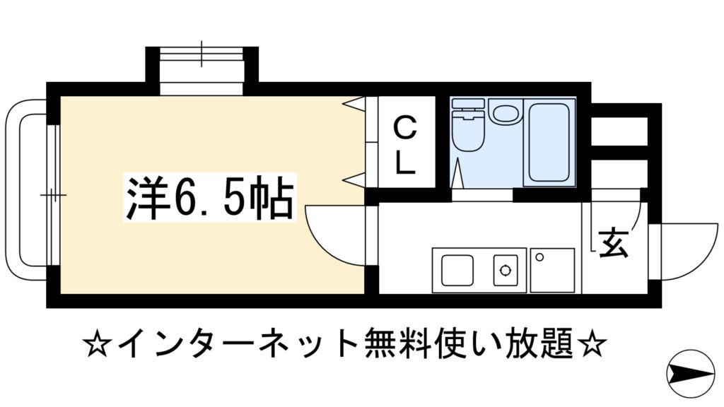 【ハイツコロボックルの間取り】