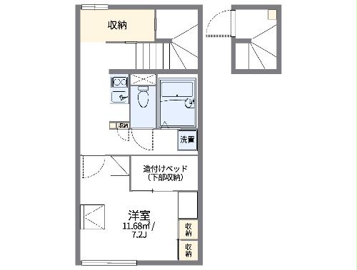 レオパレスＫ　ハウスIの間取り