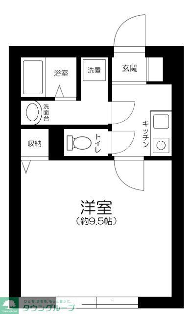 北区堀船のマンションの間取り