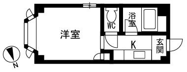 ビバリーハウス南福岡IIIの間取り