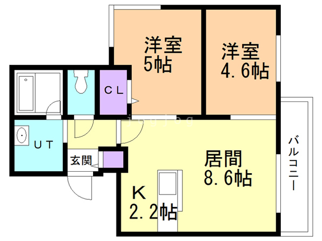 アルバミュウ　グラシアの間取り